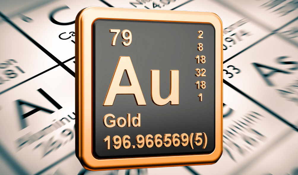 Gold Chemisches Element AU