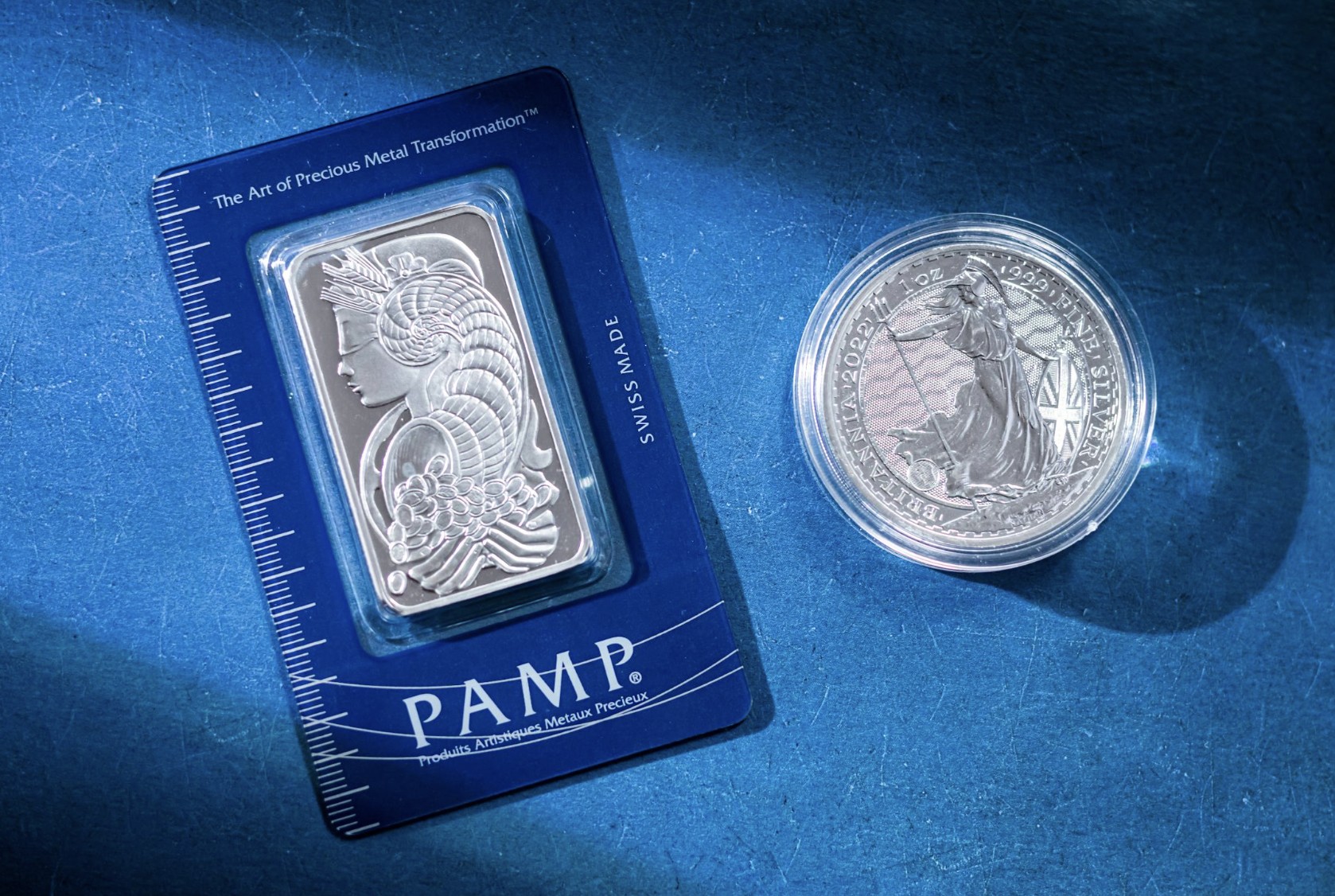 Nahaufnahme einer amerikanischen Münze